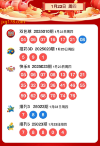 2025年1月23日周四彩票最新开奖公告学习资料惊喜哥